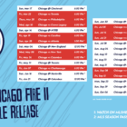 Chicago Fire FC II Announces 2024 MLS NEXT Pro Regular Season Schedule  
