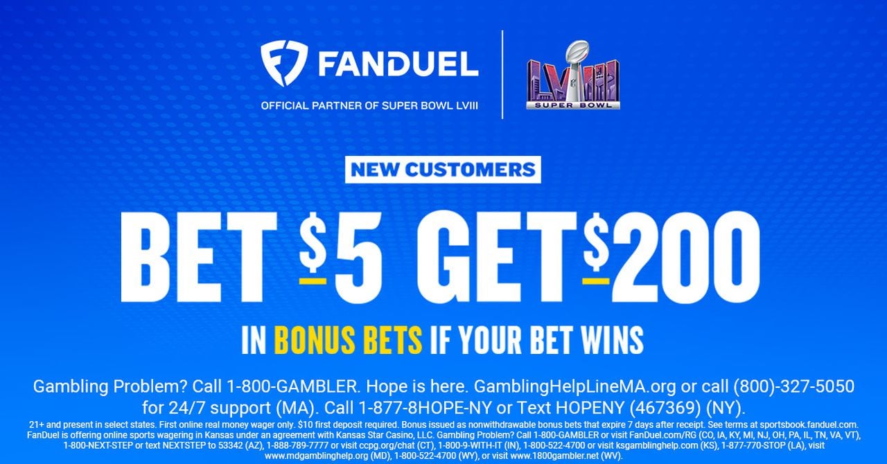 Code promo FanDuel de 200$ expirant dimanche à minuit : Cotes et prédictions pour le Super Bowl 58