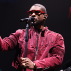 Usher performs onstage during iHeartRadio Channel 95.5