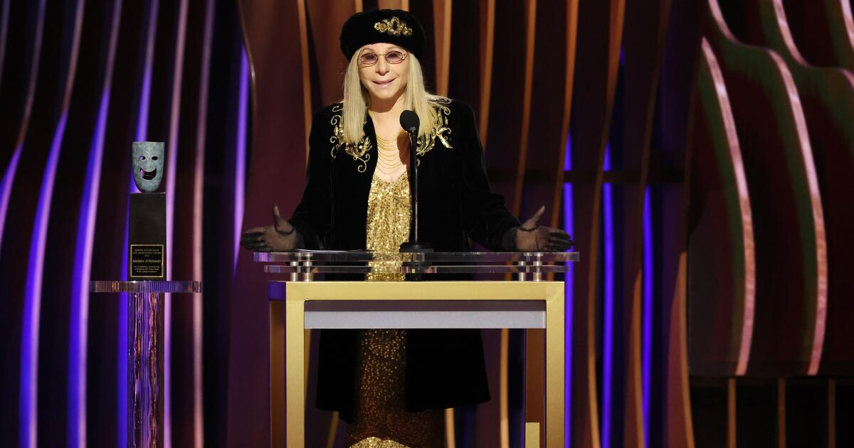 Critique SAG Awards: Barbra Streisand et les incontournables