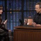 Dakota Johnson on Late Night with Seth Meyers