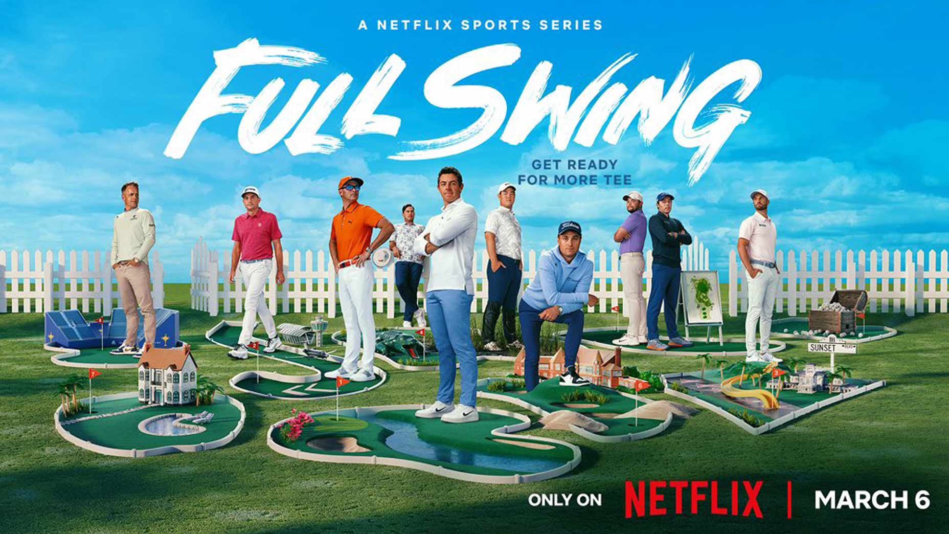 Date de sortie de la saison 2 de “Full Swing” de Netflix, avec des pros en vedette