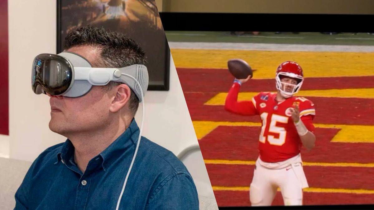 J’ai essayé d’utiliser Apple Vision Pro pour regarder le Super Bowl mais j’ai arrêté – voici pourquoi