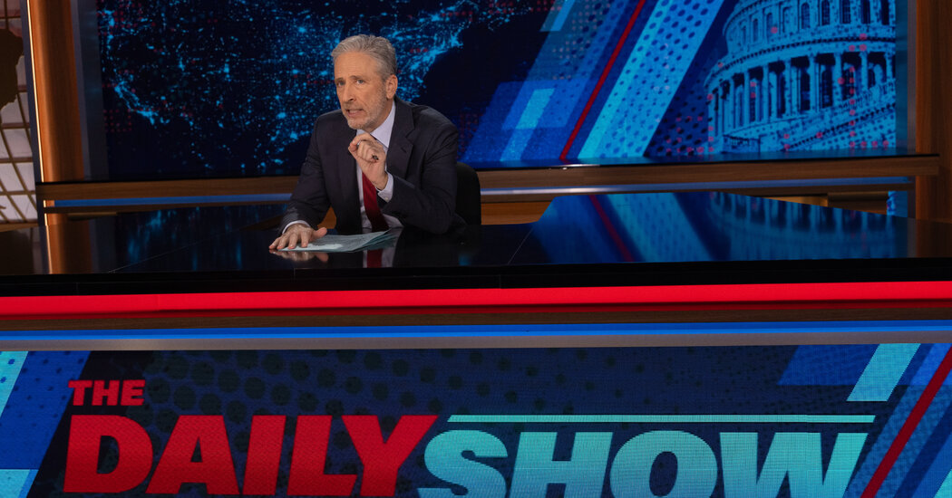 Jon Stewart retrouve toute sa verve dans “The Daily Show”