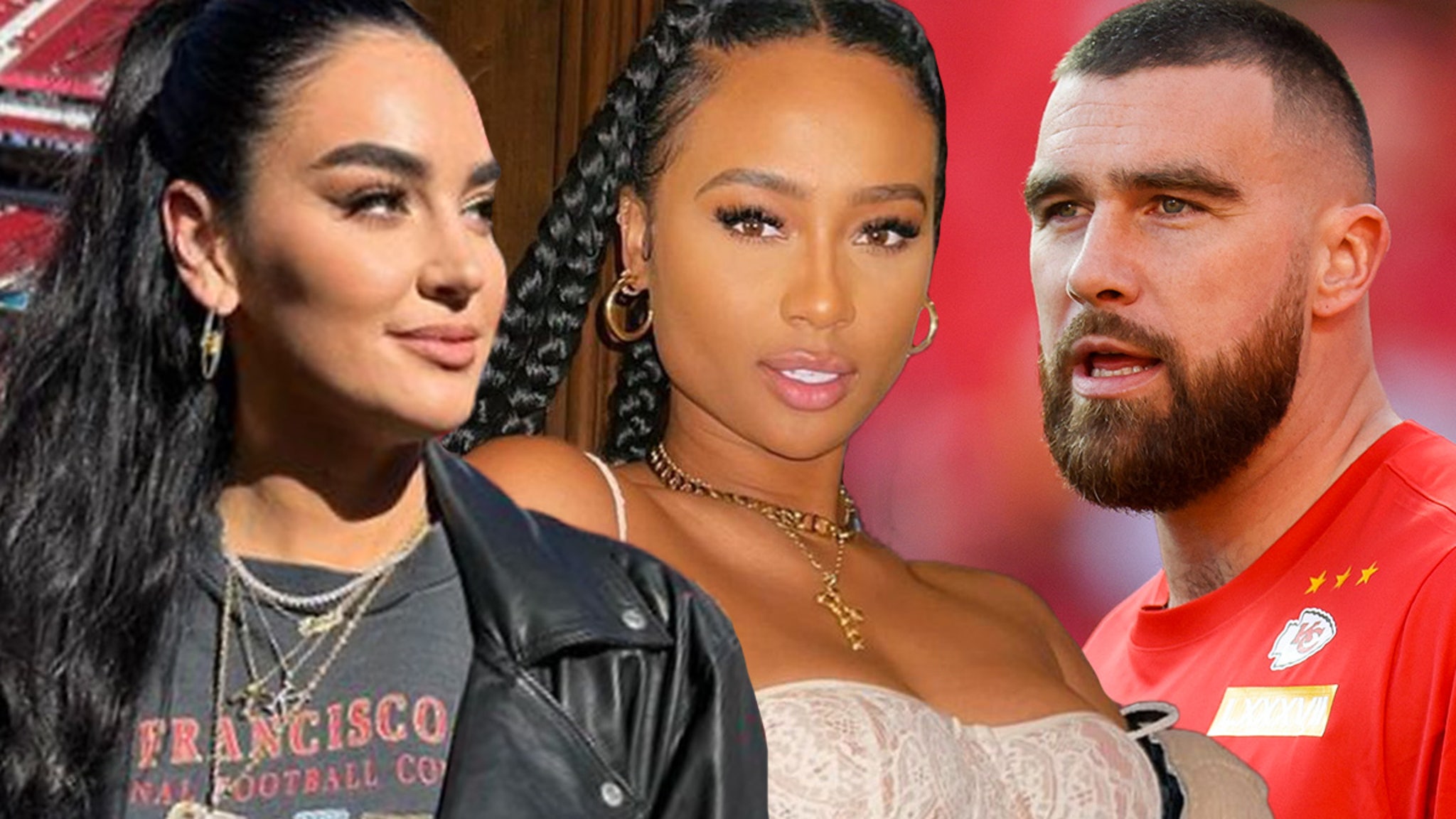 La nouvelle compagne de Travis Kelce se mêle aux épouses de joueurs des 49ers à Las Vegas
