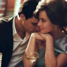 Jacob Elordi and Cailee Spaeny in Priscilla movie