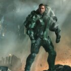 'Halo' season 2 poster featuring Pablo Schreiber
