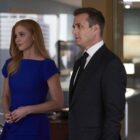Suits - Season 9 - Sarah Rafferty and Gabriel Macht