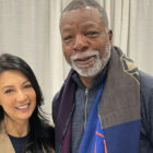 Ming-Na Wen and Carl Weathers
