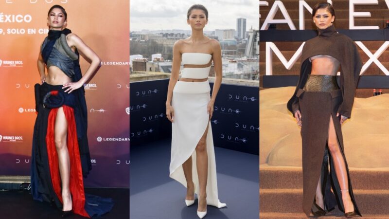 Les looks futuristes de Zendaya pour la tournée du tapis rouge de “Dune 2”