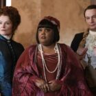 Rebecca Wisocky, Danielle Pinnock, and Brandon Scott Jones in the 