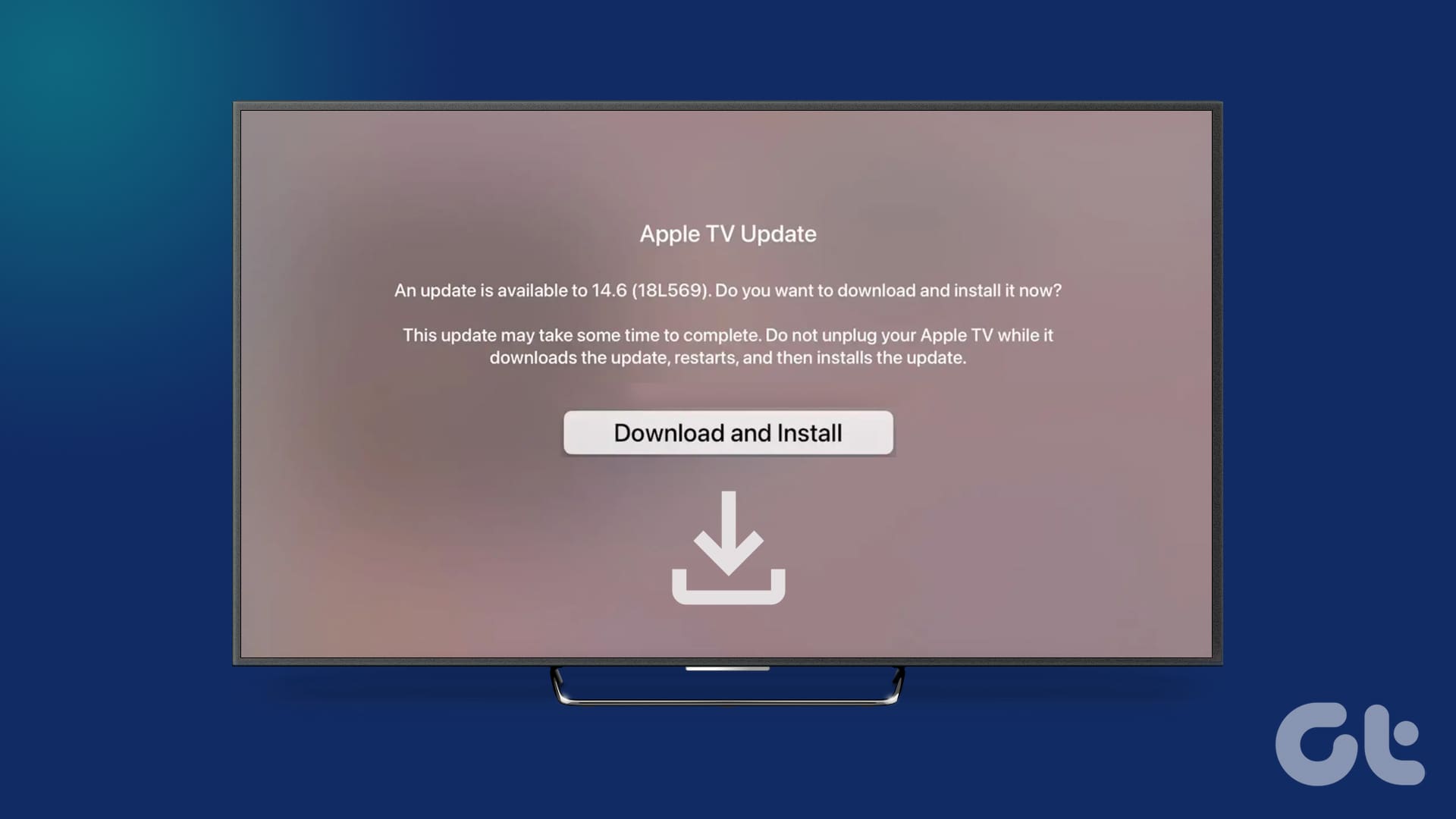 Mise à jour du logiciel et des applications Apple TV