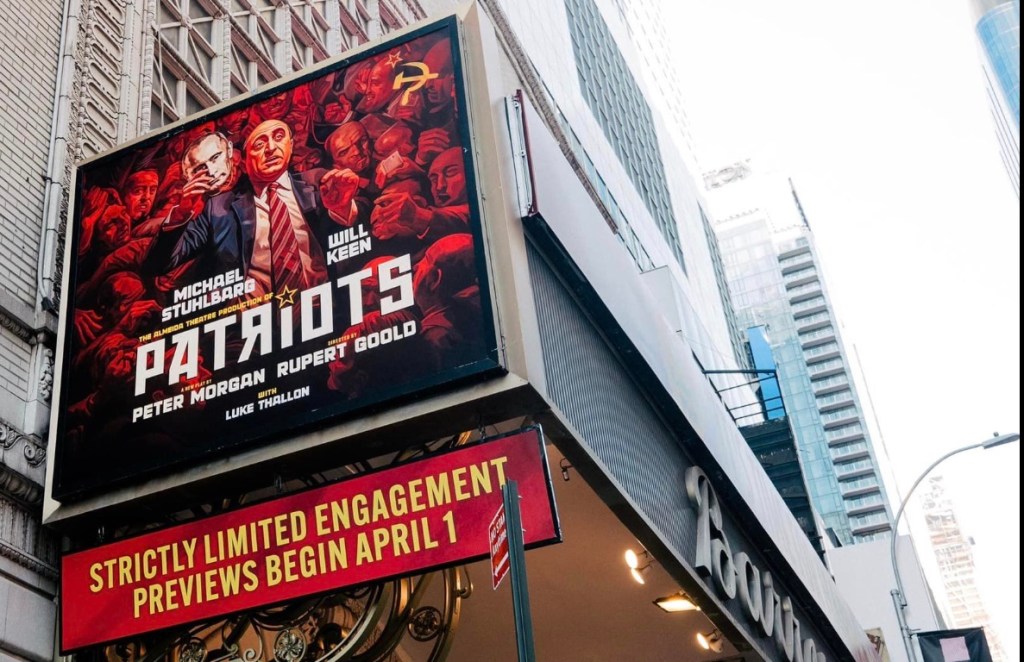 Netflix produit pour la première fois une comédie musicale sur Broadway : “Patriots” de Peter Morgan