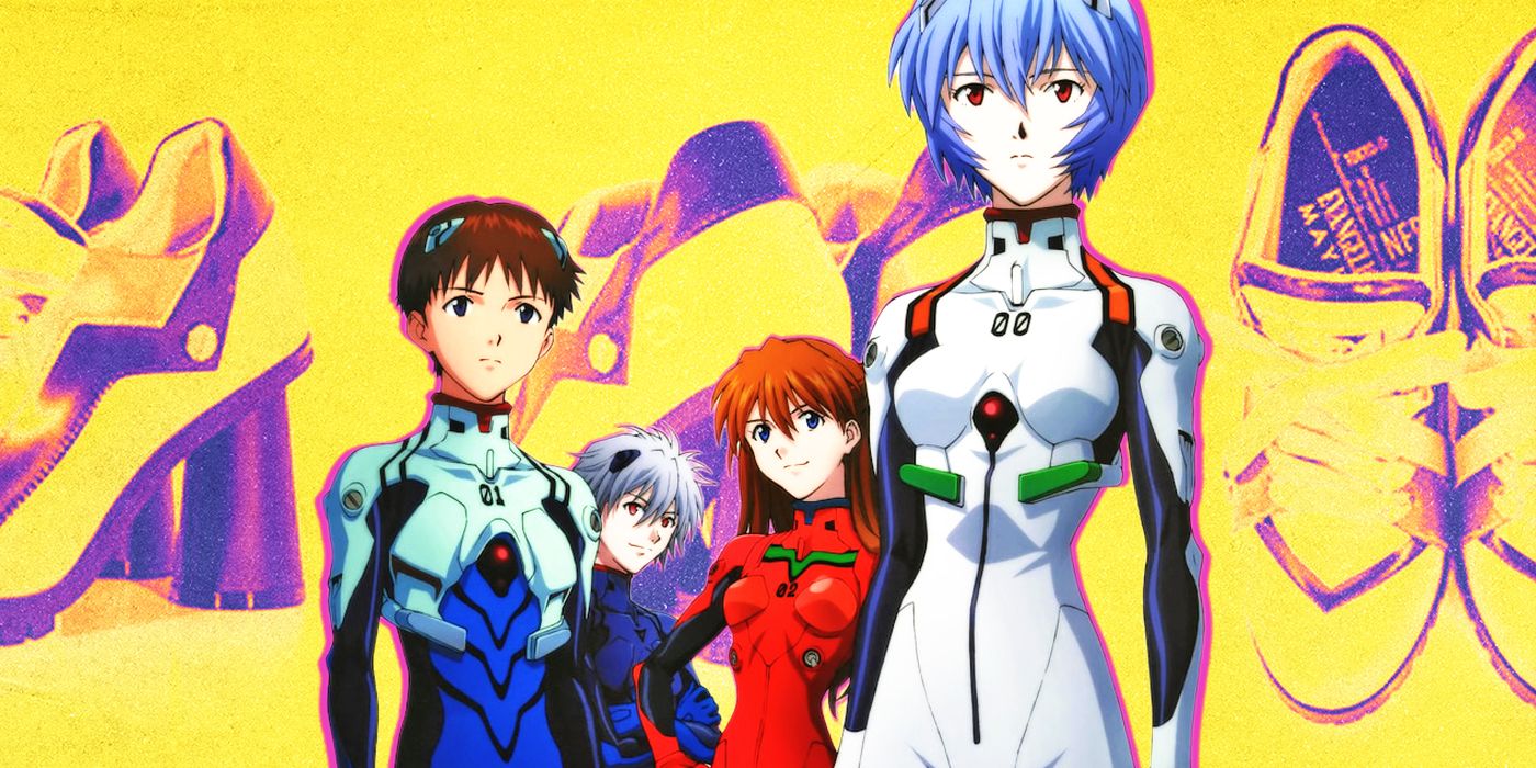 Nouvelle chaussure “Heel Sneaker” Evangelion en vente mondiale