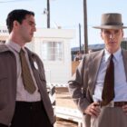 L to R: Benny Safdie is Edward Teller and Cillian Murphy is J. Robert Oppenheimer in OPPENHEIMER, written, produced, and directed by Christopher Nolan.