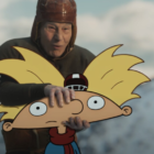Patrick Stewart commercial for Paramount+ with Tua Tagovailoa, Hey Arnold