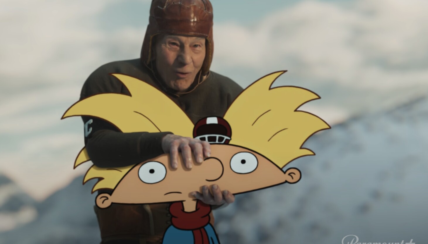 Patrick Stewart fait la promotion de Paramount+ avec Tua Tagovailoa et Hey Arnold