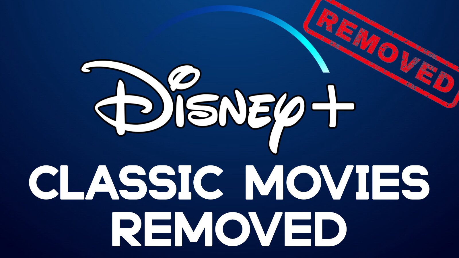 Plus de 50 classiques Disney retirés de Disney+