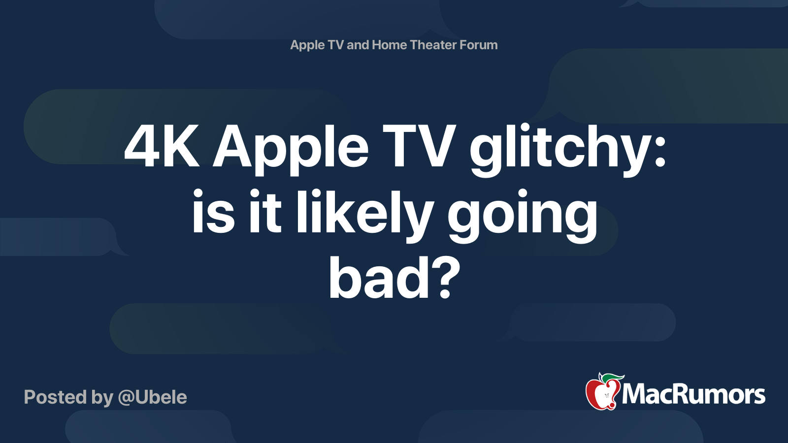 Problèmes de qualité sur 4K Apple TV : est-il en train de clancher?