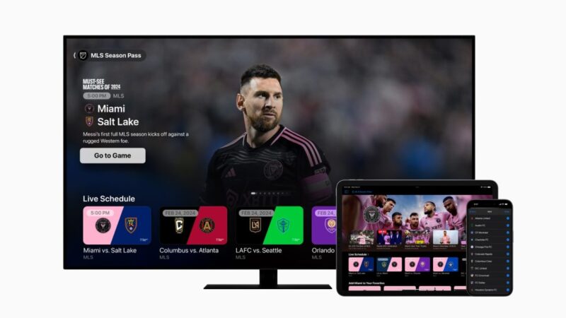 Regarder les matchs de la Major League Soccer 2024 en streaming sur Apple TV