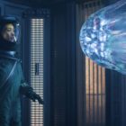 Mitsuki meets one of the aliens in season 2 of Apple TV Plus