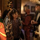 Rose McIver as Samantha, Caroline Aaron as Carol, John Reynolds and Christine Ko for 