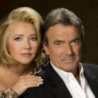 Melody Thomas Scott and Eric Braeden