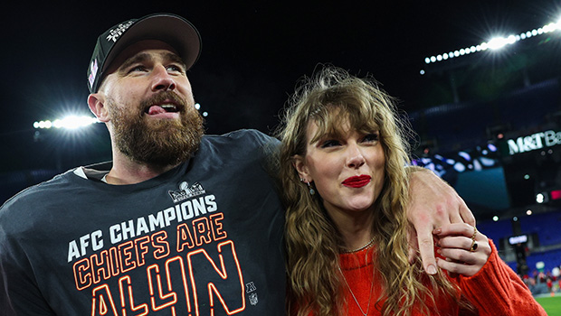 Travis Kelce parle des victoires aux Grammy Awards de Taylor Swift: Vidéo – Hollywood Life