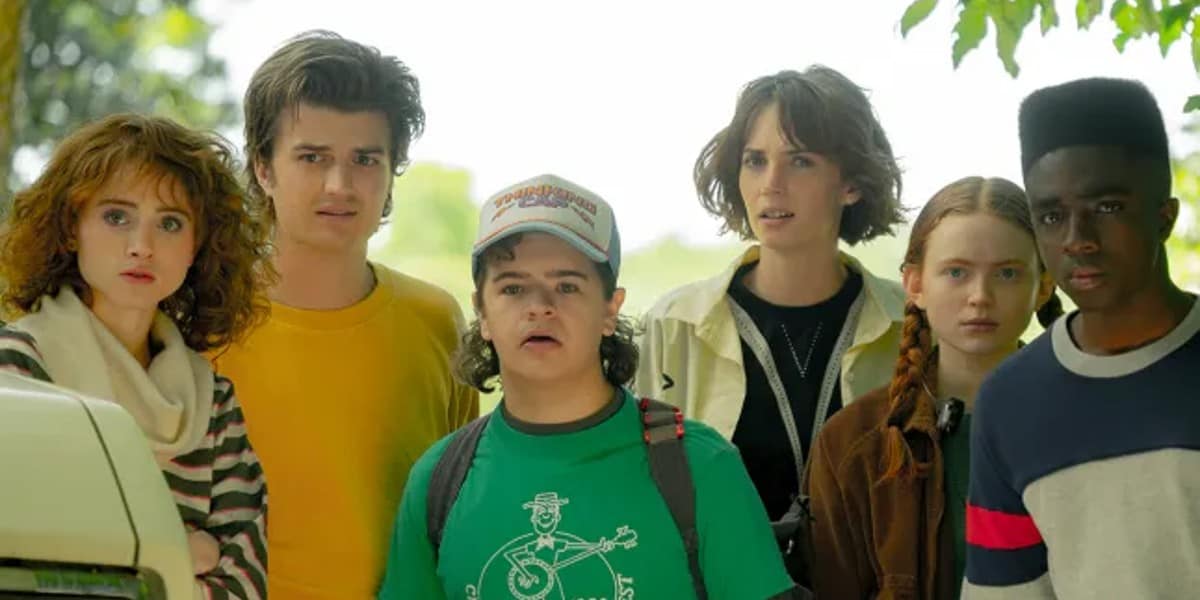 The young cast of Stranger Things