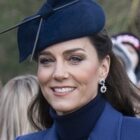 Kate Middleton in Norfolk wearing blue
