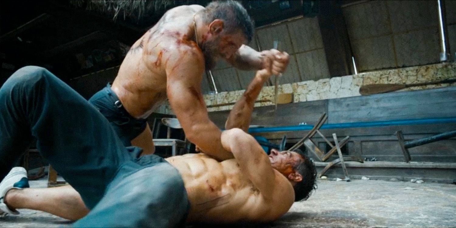 Dalton and Knox in a bloody fight in Road House