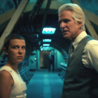 Millie Bobby Brown and Matthew Modine in Stranger Things 4