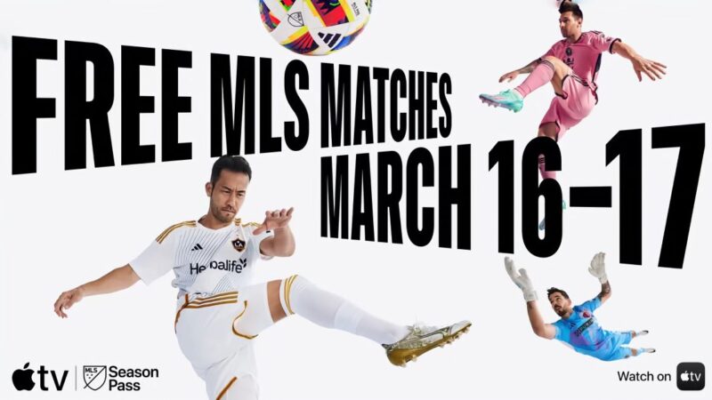 Apple TV offre gratuitement tous les matchs de soccer ce week-end sur l’application !