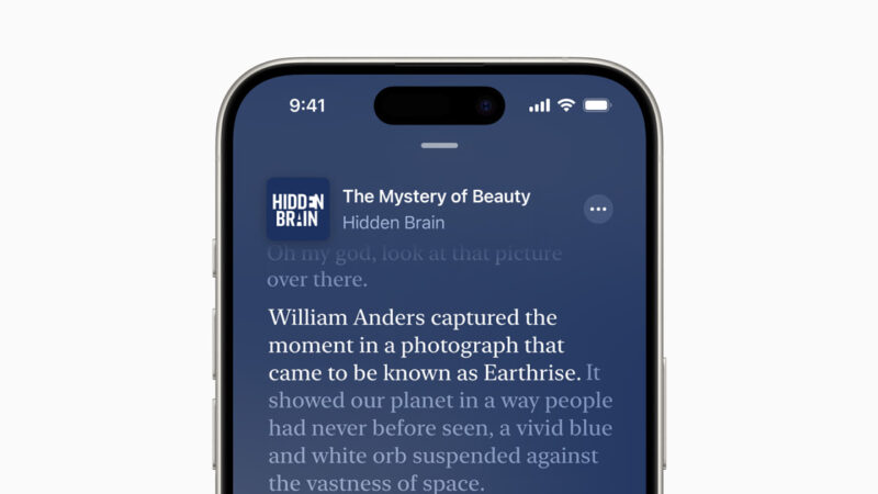 Apple révolutionne l’expérience des podcasts avec l’introduction des transcriptions