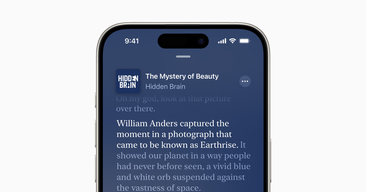 Apple révolutionne l’expérience des podcasts avec l’introduction des transcriptions