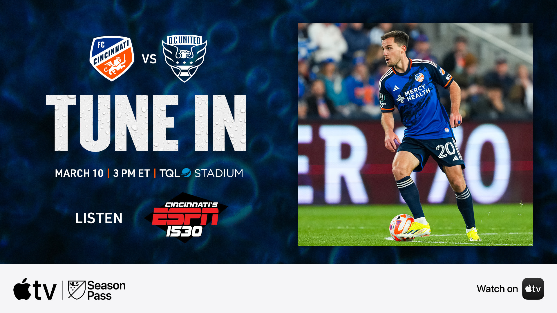 FC Cincinnati de retour au TQL Stadium pour affronter D.C. United : Comment regarder le match.