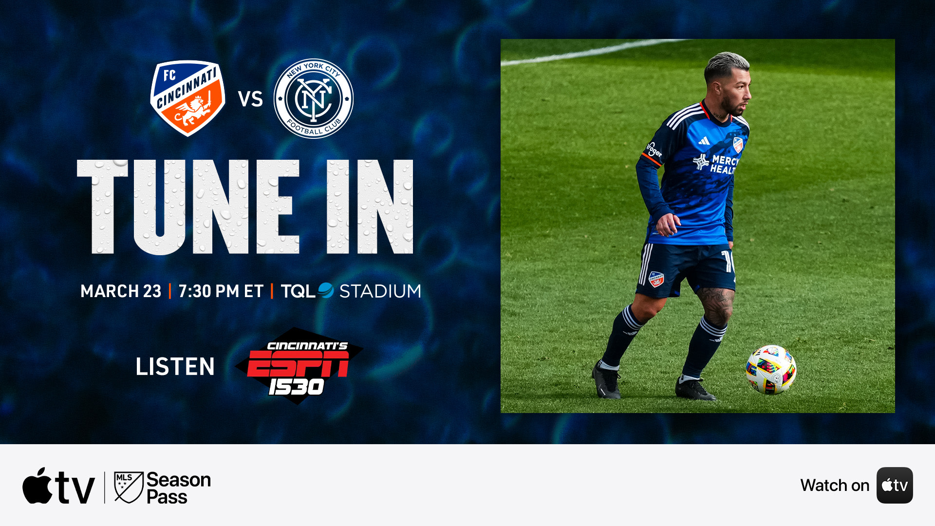 FC Cincinnati vs New York City FC: Comment suivre en direct sur MLS Season Pass