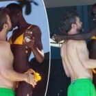 Joshua Jackson and Lupita Nyong’o pack on the PDA during Mexican getaway
