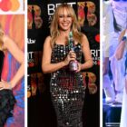 Kylie Minogue Shines in Raey Disco Mirror Dress at Brit Awards 2024