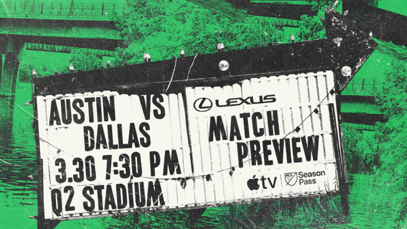 Le FC Dallas défiera l’équipe de l’Austin FC pour la première fois à domicile.