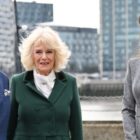 King Charles, Prince of Wales, Camilla, Duchess of Cornwall and Catherine, Duchess of Cambridge arrive for their visit to The Prince's Foundation