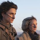 Timothee Chalamet and Rebecca Ferguson in Dune