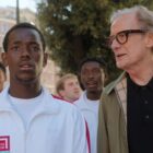 Vinny and Mal have a brief conversation in Rome in Netflix