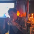 Tom Sandoval Blasts 'Happy Birthday' on Trumpet at Bar