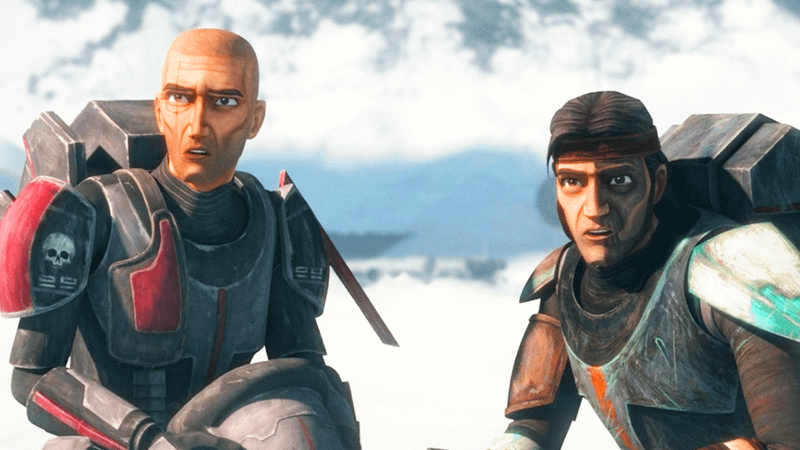 Crosshair and Hunter in The Bad Batch Season 3