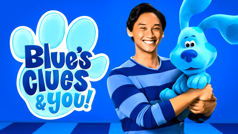 Josh Dela Cruz and Blue in Blue's Clues & You