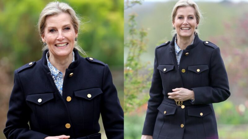 Sophie, duchesse d’Édimbourg : son look printanier sur une ferme anglaise