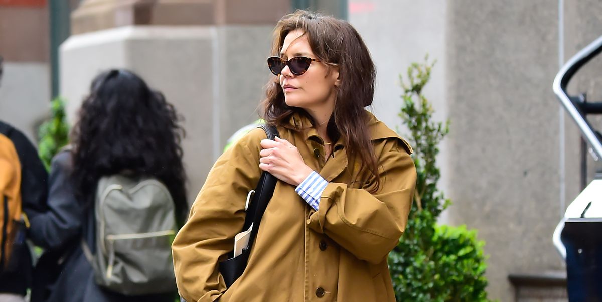 Les manteaux de Katie Holmes qui nous font rêver ce printemps.