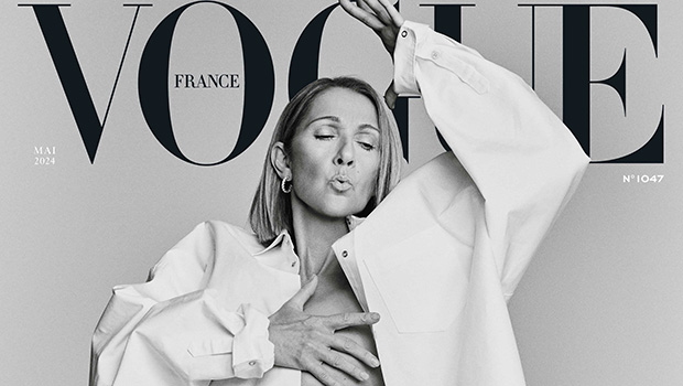 Celine Dion dévoile sa belle poitrine pour Vogue France