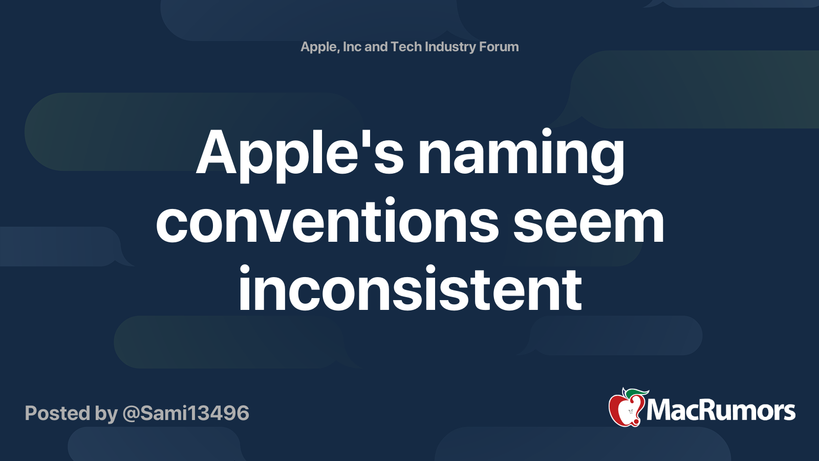 Apple : Les noms de produits, un casse-tête sans logique apparente